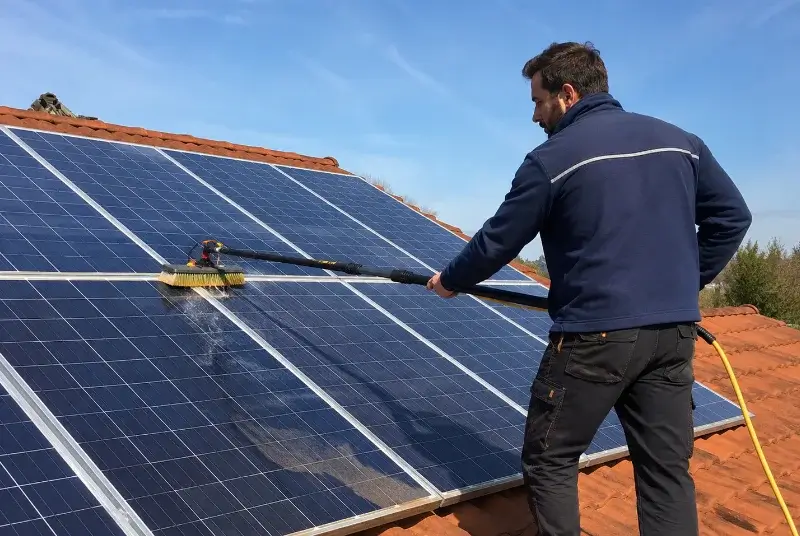 Nettoyage et entretien de panneaux solaires à Usclas-du-Bosc